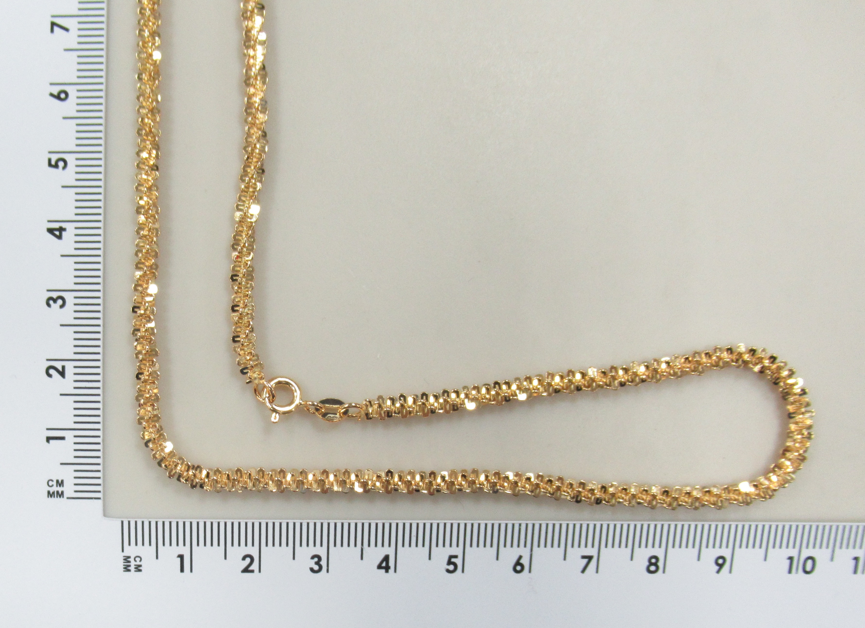 Серебряная цепь плетение "Крис-Крос"